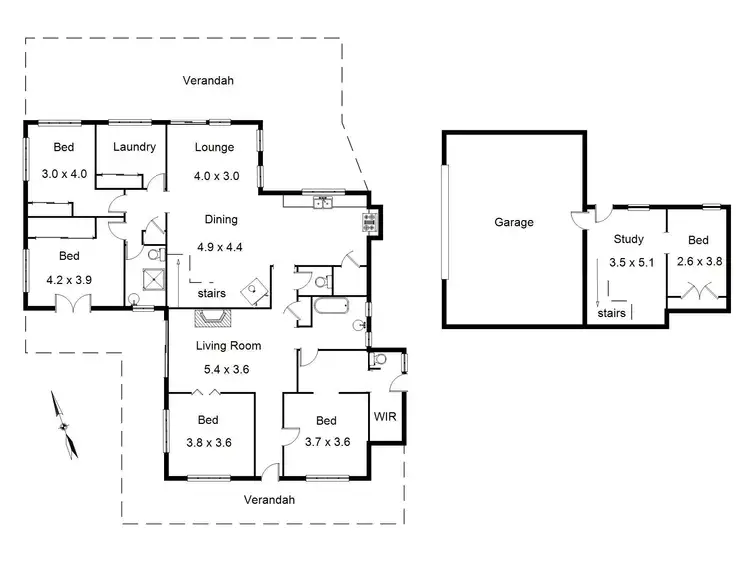 Floorplan of Homely house listing, 8 Gumtree Grove, Belgrave Heights VIC 3160