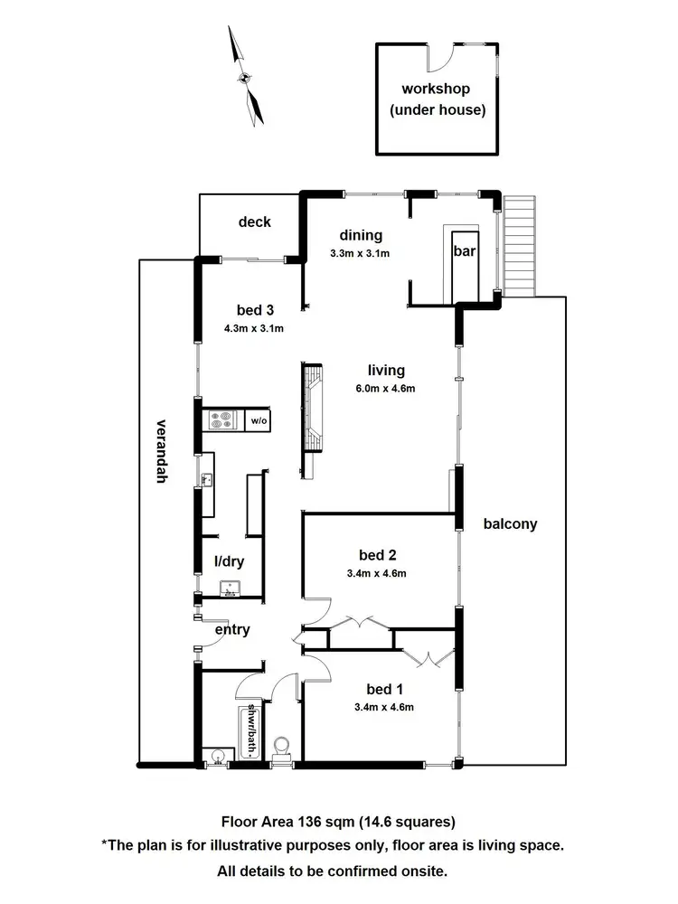 Floorplan of Homely house listing, 1295 Mt Dandenong Tourist Road, Kalorama VIC 3766