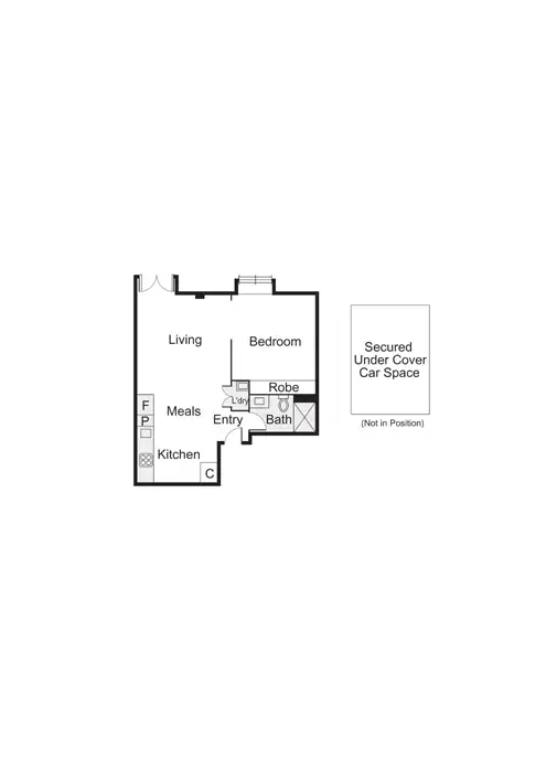 Floorplan of Homely apartment listing, 113/50 Dow Street, Port Melbourne VIC 3207