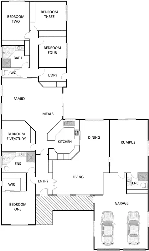 Floorplan of Homely house listing, 7 James Scott Close, Kambah ACT 2902
