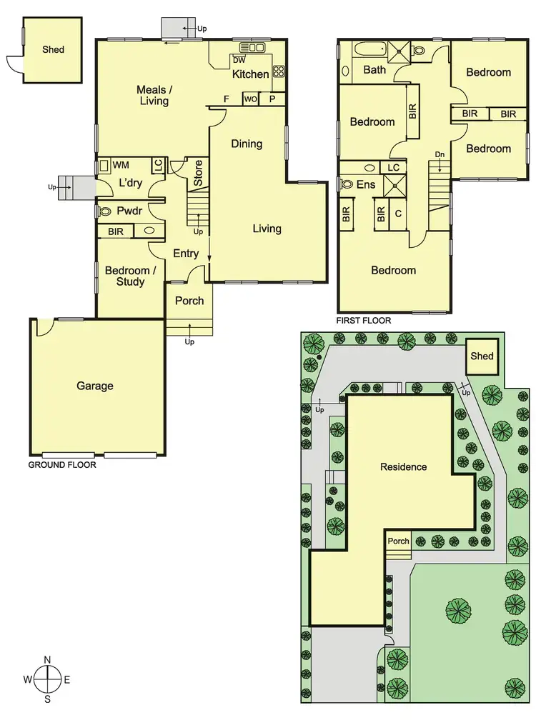 Floorplan of Homely house listing, 25 Larch Street, Caulfield South VIC 3162