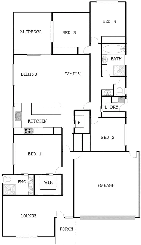 Floorplan of Homely house listing, 18 Dorrie Crescent, Moncrieff ACT 2914