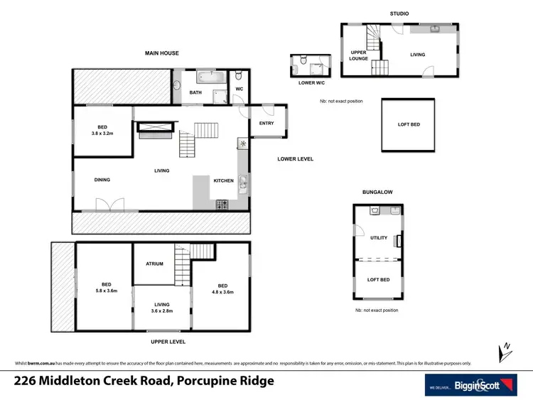 Floorplan of Homely house listing, 226 Middleton Creek Road, Porcupine Ridge VIC 3461