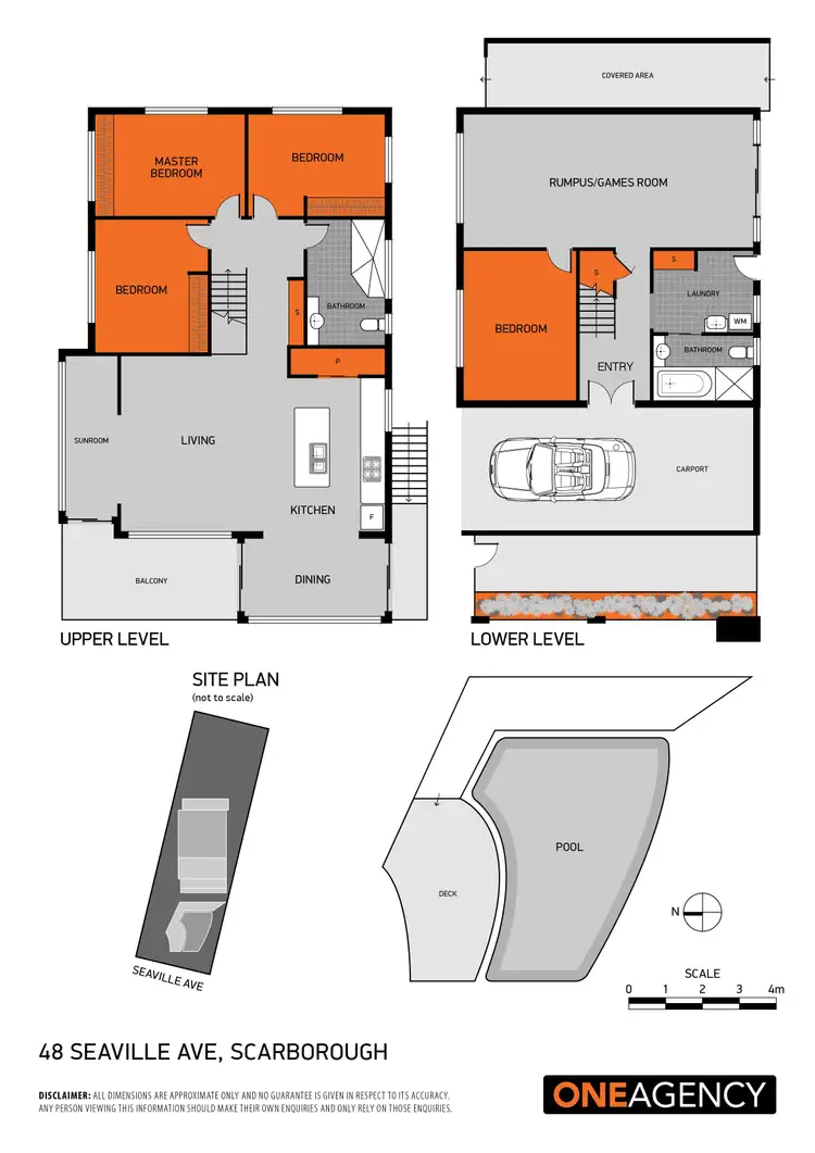 Floorplan of Homely house listing, 48 Seaville Avenue, Scarborough QLD 4020