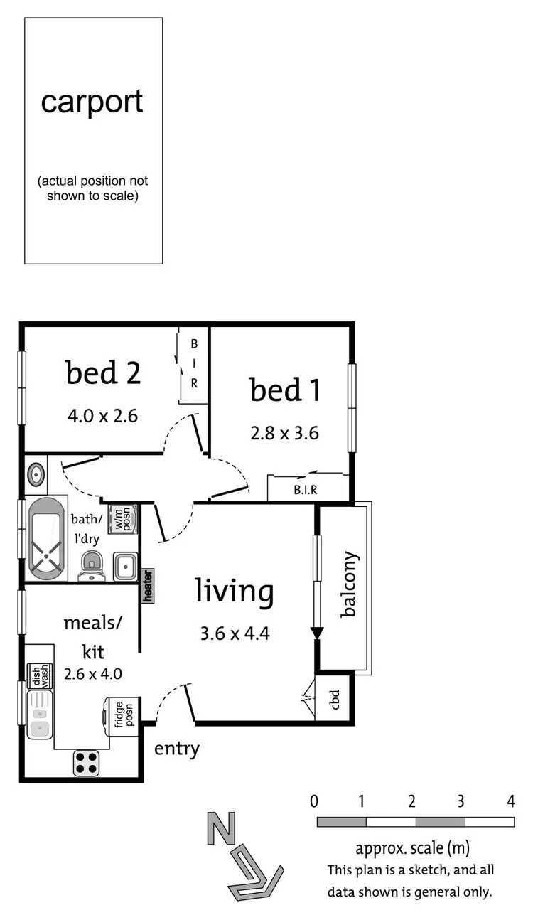 Floorplan of Homely apartment listing, 5/28 Ashted Road, Box Hill VIC 3128