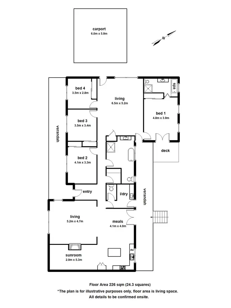 Floorplan of Homely house listing, 61 Menzies Road, Menzies Creek VIC 3159