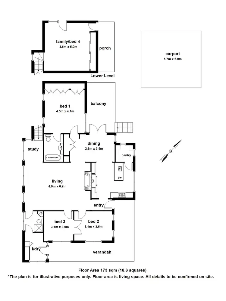 Floorplan of Homely house listing, 283 Mt Dandenong Tourist Road, Sassafras VIC 3787