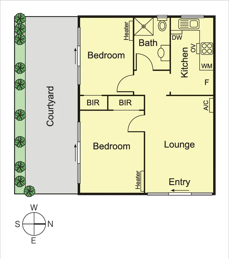 Floorplan of Homely apartment listing, 1/22 Sycamore Grove, St Kilda East VIC 3183