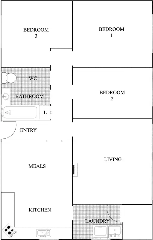 Floorplan of Homely semi-detached listing, 24 A'Beckett Street, Watson ACT 2602