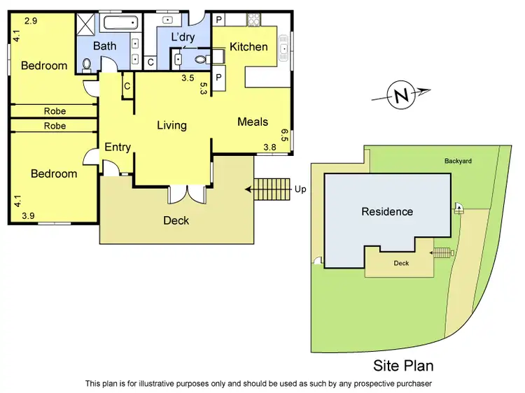 Floorplan of Homely house listing, 56 Louis Street, Greensborough VIC 3088