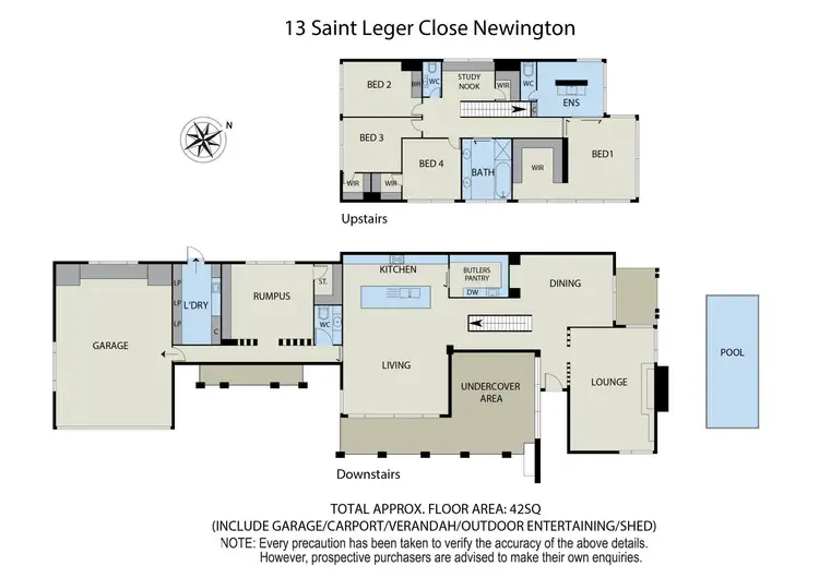 Floorplan of Homely house listing, 13 St Leger Close, Newington VIC 3350
