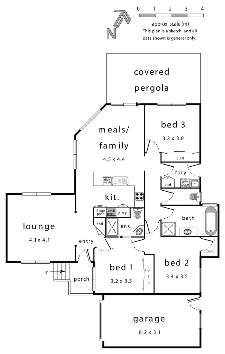 Floorplan of Homely townhouse listing, 2/63 Whittens Lane, Doncaster VIC 3108