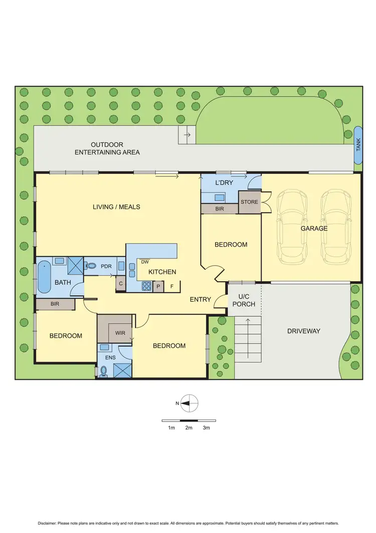 Floorplan of Homely townhouse listing, 3-4/6 Powley Parade, Watsonia VIC 3087