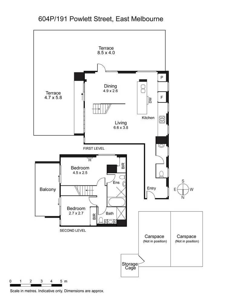 Floorplan of Homely apartment listing, 604P/191 Powlett Street, East Melbourne VIC 3002