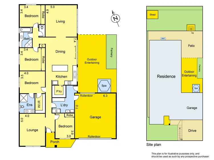 Floorplan of Homely house listing, 54 Cathedral Rise, Doreen VIC 3754