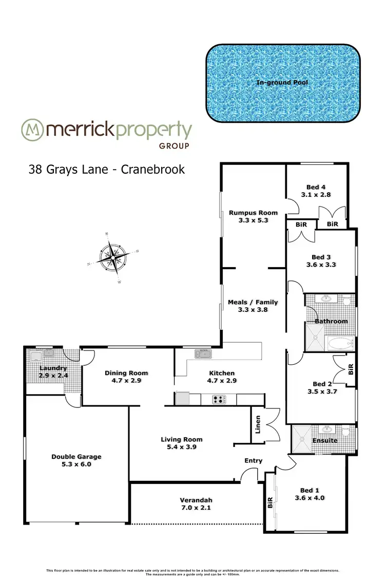Floorplan of Homely rural property listing, 38 Grays Lane, Cranebrook NSW 2749