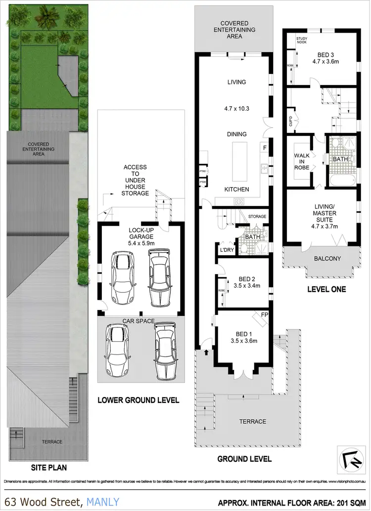 Floorplan of Homely house listing, 63 Wood Street, Manly NSW 2095