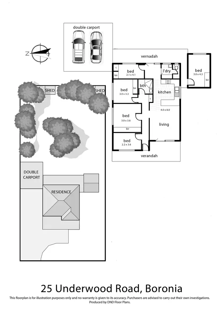 Floorplan of Homely house listing, 25 Underwood Road, Boronia VIC 3155
