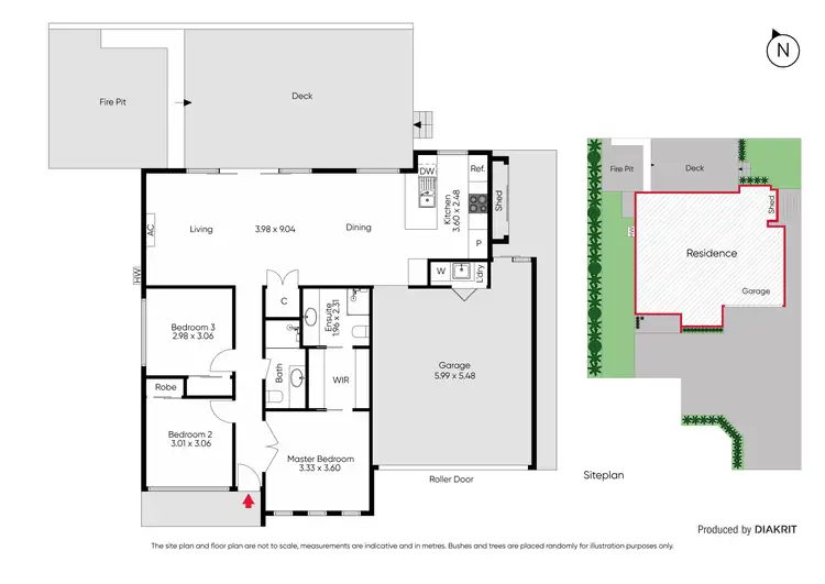 Floorplan of Homely townhouse listing, 23A Hamilton Street, Safety Beach VIC 3936