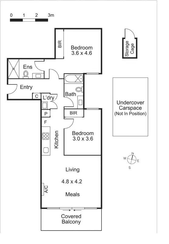 Floorplan of Homely apartment listing, 101/120 Palmer Street, Richmond VIC 3121