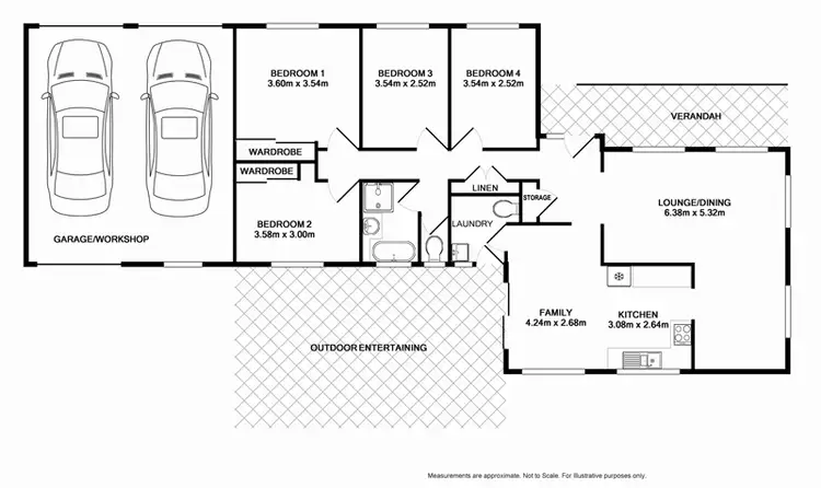 Floorplan of Homely house listing, 46 Taubman Drive, Horningsea Park NSW 2171