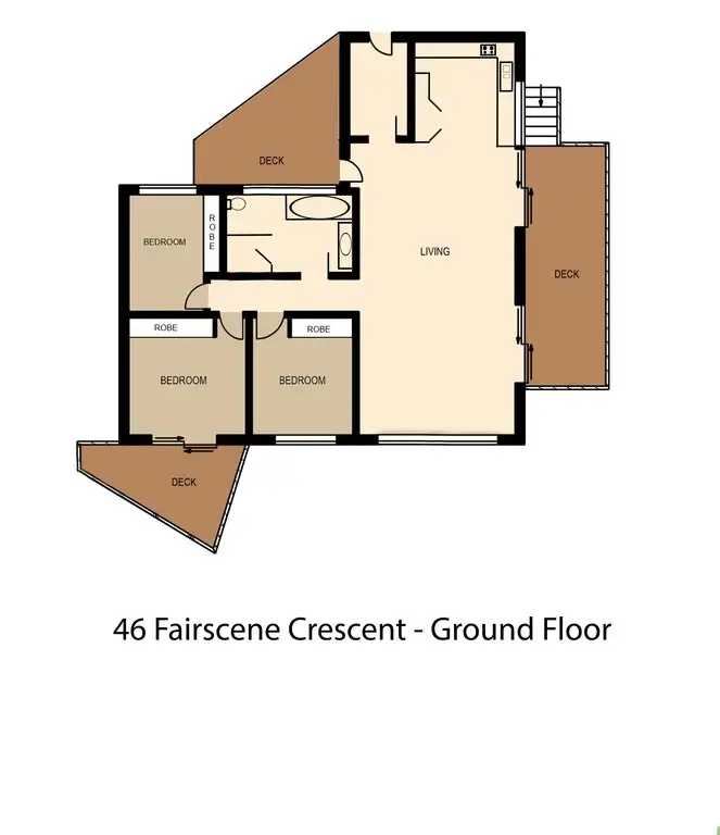 Floorplan of Homely house listing, 46 Fairscene Crescent, Avoca Beach NSW 2251