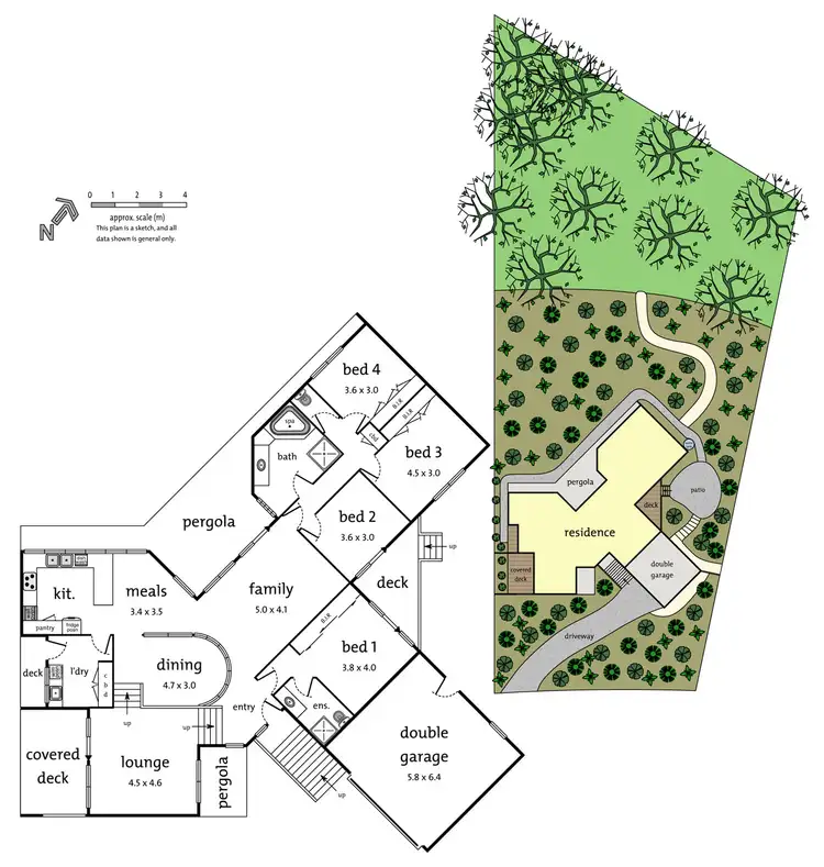 Floorplan of Homely house listing, 6 Dellview Court, Donvale VIC 3111