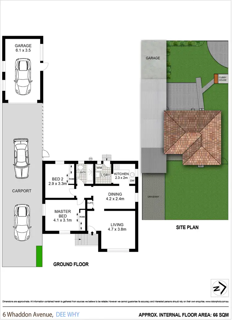 Floorplan of Homely house listing, 6 Whaddon Avenue, Dee Why NSW 2099