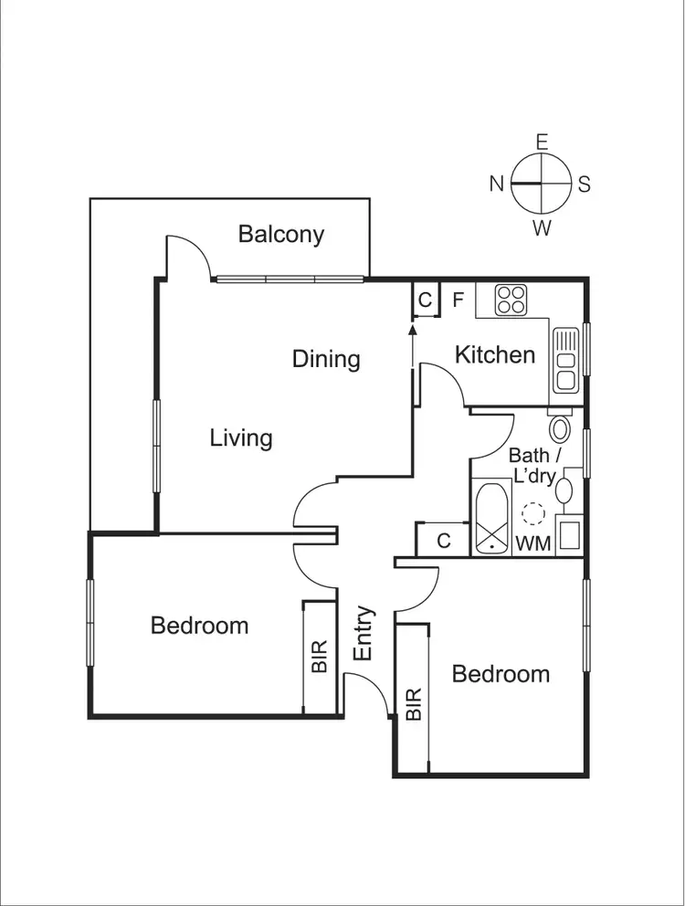 Floorplan of Homely apartment listing, 5/23 Belmont Avenue North, Glen Iris VIC 3146