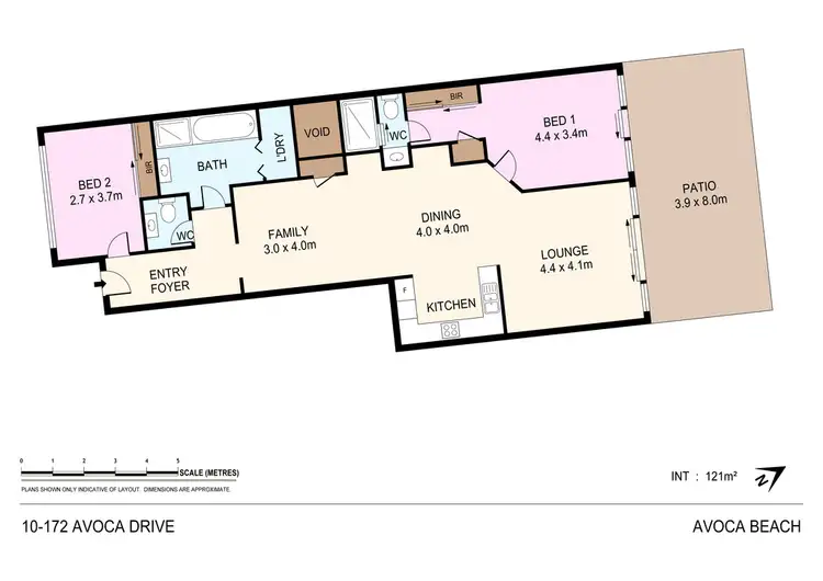 Floorplan of Homely apartment listing, 10/172 Avoca Drive, Avoca Beach NSW 2251