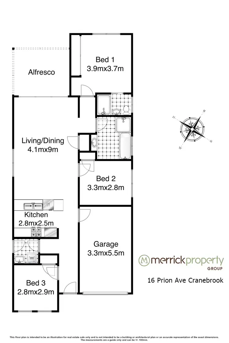 Floorplan of Homely house listing, 16 Prion Avenue, Cranebrook NSW 2749