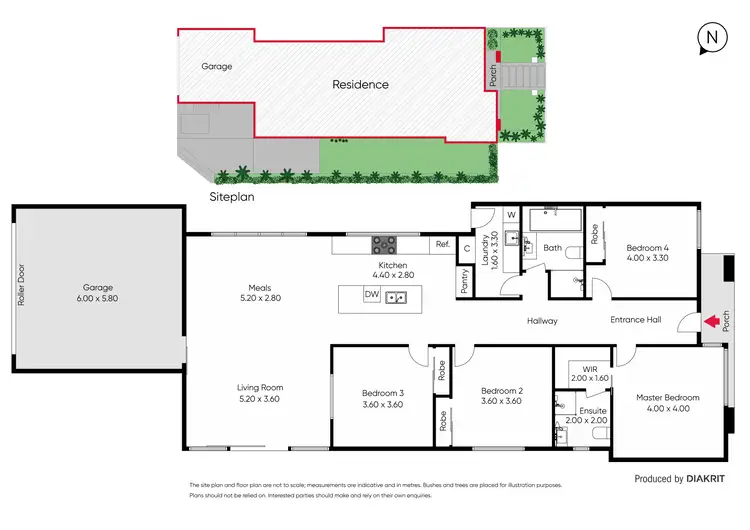Floorplan of Homely house listing, 1 Koukoura Drive, Epping VIC 3076