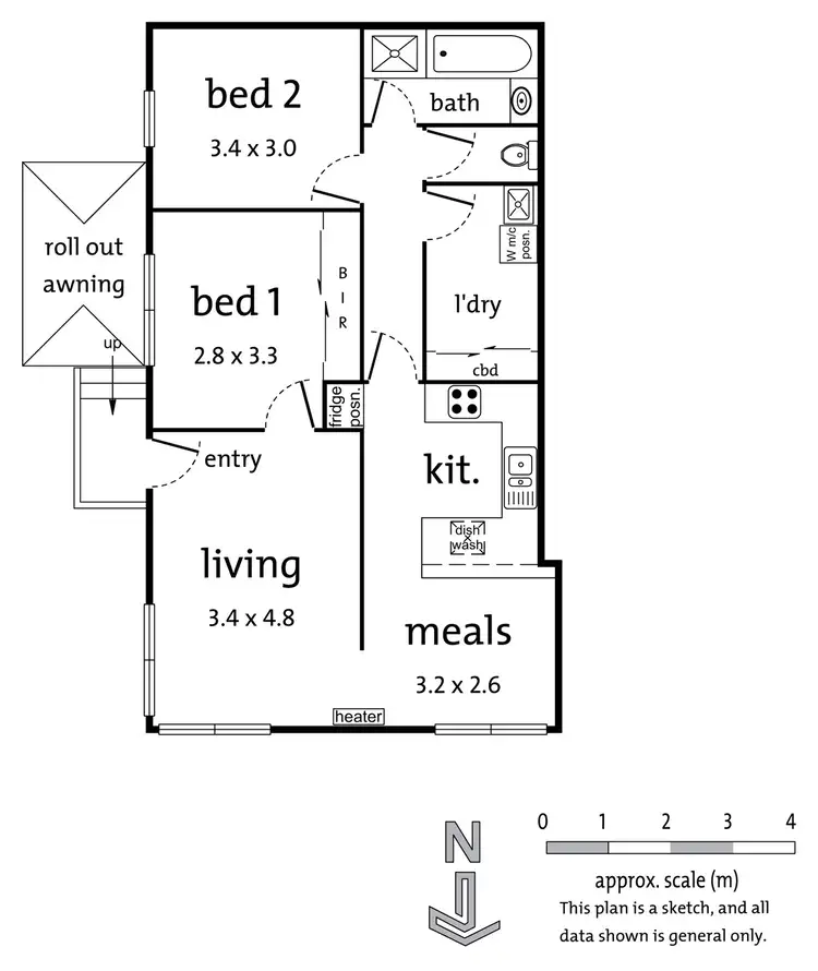 Floorplan of Homely unit listing, 2/4 Central Avenue, Bayswater North VIC 3153