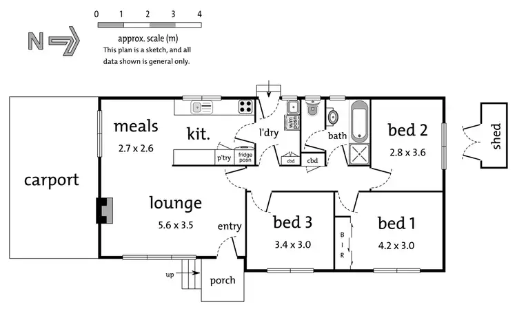 Floorplan of Homely house listing, 44 Linlithgow Street, Mitcham VIC 3132