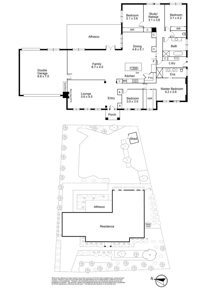 Floorplan of Homely house listing, 24 Holmwood Crescent, Doreen VIC 3754