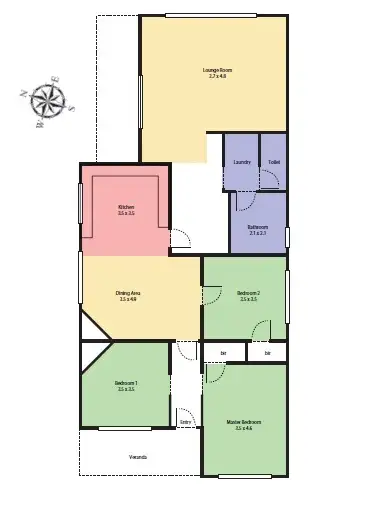 Floorplan of Homely house listing, 5 Rodier Street, Ballarat East VIC 3350
