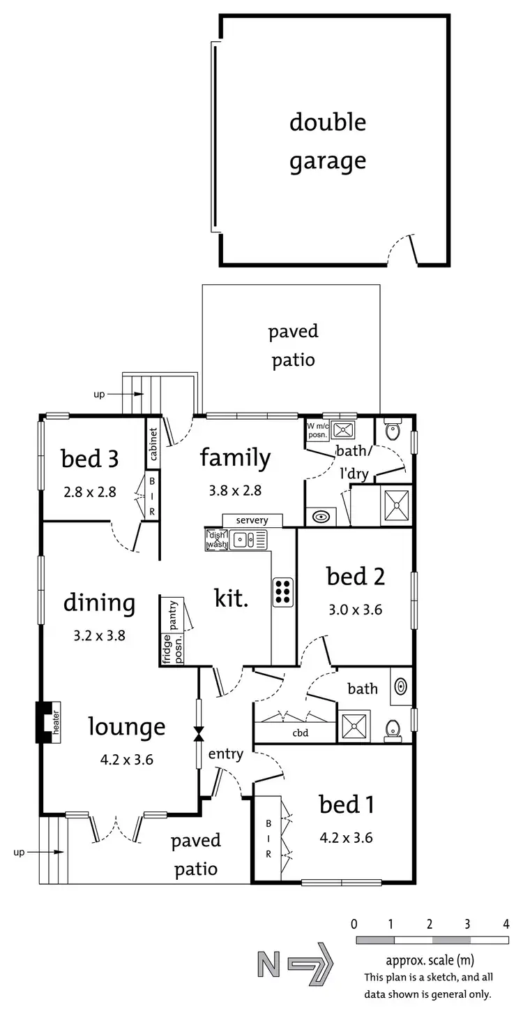 Floorplan of Homely unit listing, 1/108 Heatherdale Road, Mitcham VIC 3132
