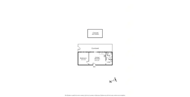 Floorplan of Homely apartment listing, 4/26 Newcastle Street, Newport VIC 3015