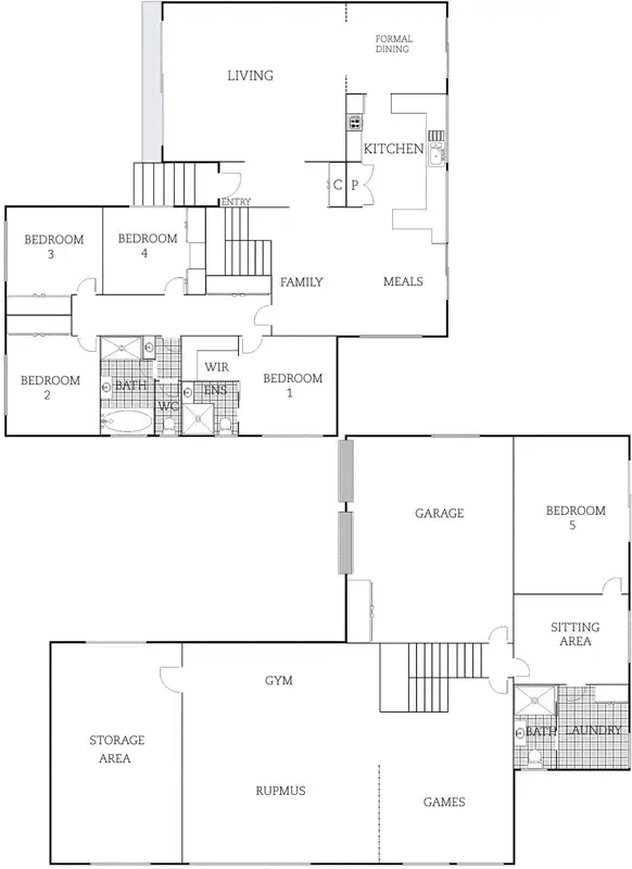 Floorplan of Homely house listing, 13 Buggy Crescent, Mckellar ACT 2617