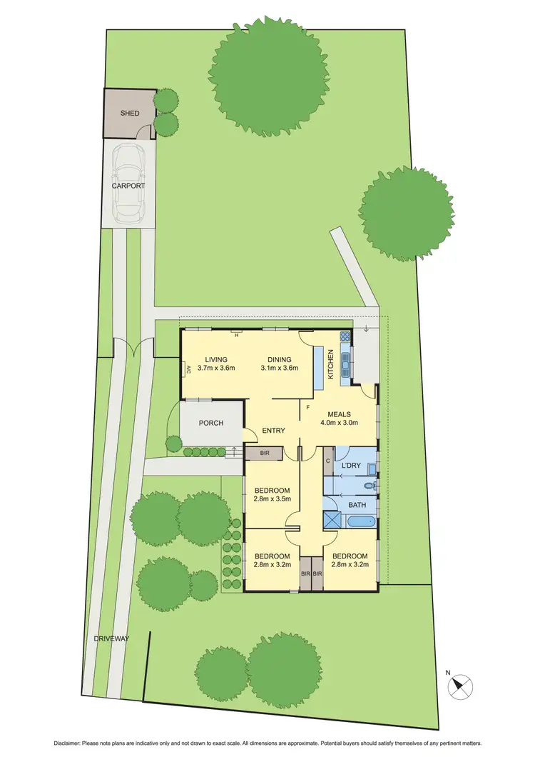 Floorplan of Homely house listing, 25 Coleen Street, Yallambie VIC 3085