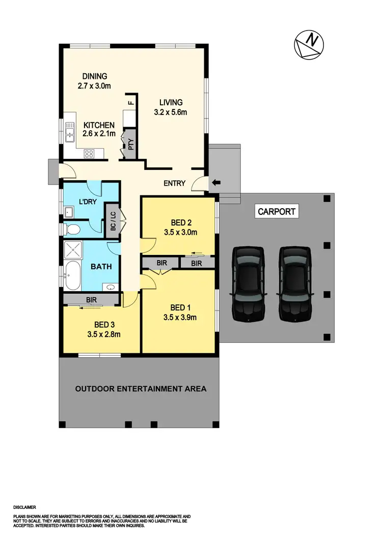 Floorplan of Homely house listing, 7 Marigold Street, Wendouree VIC 3355