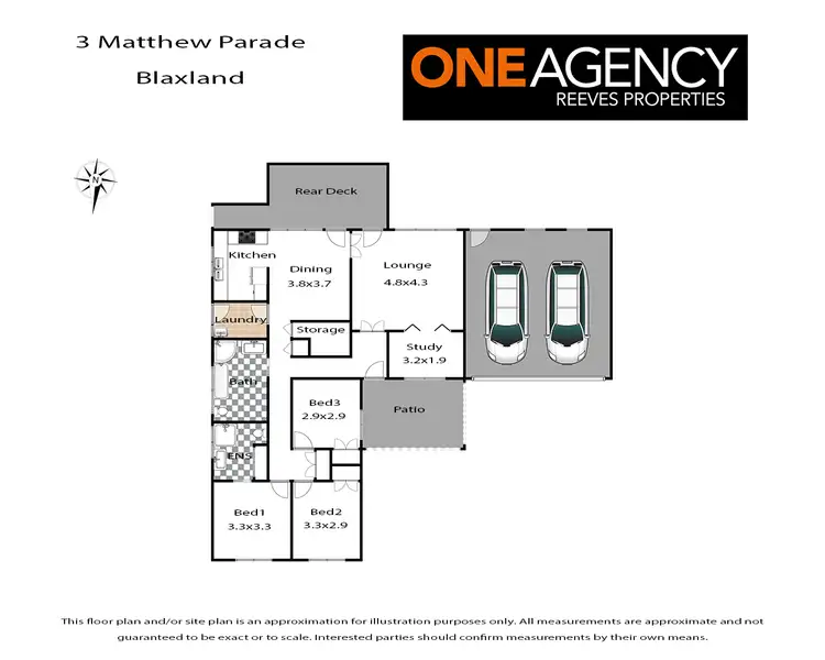 Floorplan of Homely house listing, 3 Matthew Parade, Blaxland NSW 2774