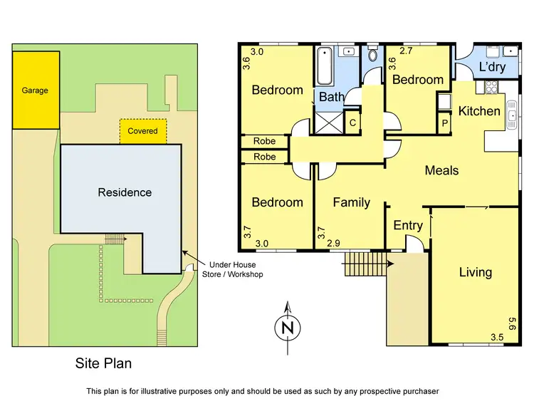 Floorplan of Homely house listing, 35 Yando Street, Greensborough VIC 3088