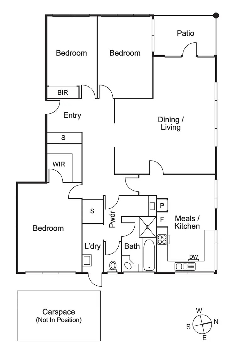 Floorplan of Homely apartment listing, 1/675 Inkerman Road, Caulfield North VIC 3161
