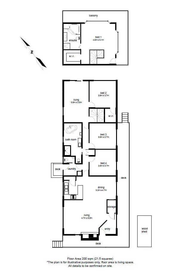 Floorplan of Homely house listing, 13 Merrigum Lane, Launching Place VIC 3139
