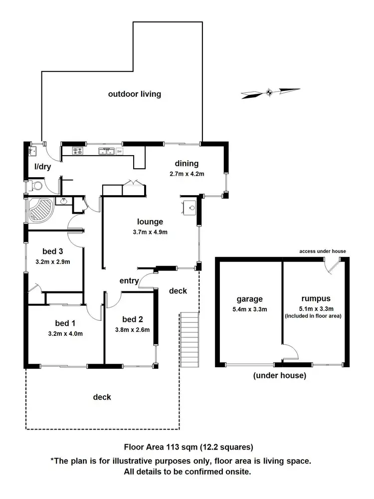 Floorplan of Homely house listing, 8 Middleton Drive, Woori Yallock VIC 3139