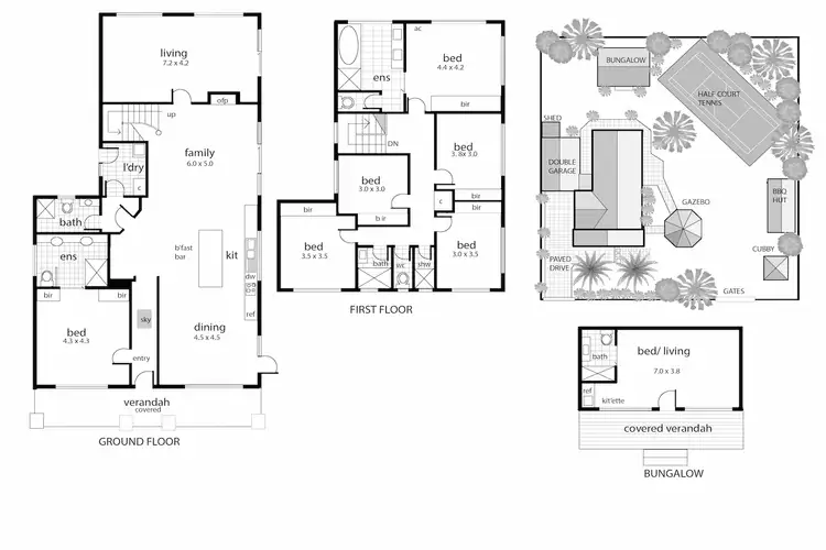Floorplan of Homely house listing, 3 - 5 Cecil Street, Sorrento VIC 3943
