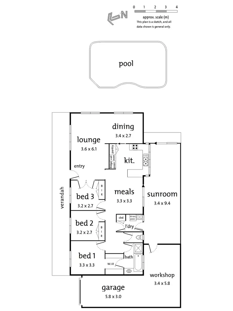Floorplan of Homely unit listing, 7/220 Wonga Road, Warranwood VIC 3134