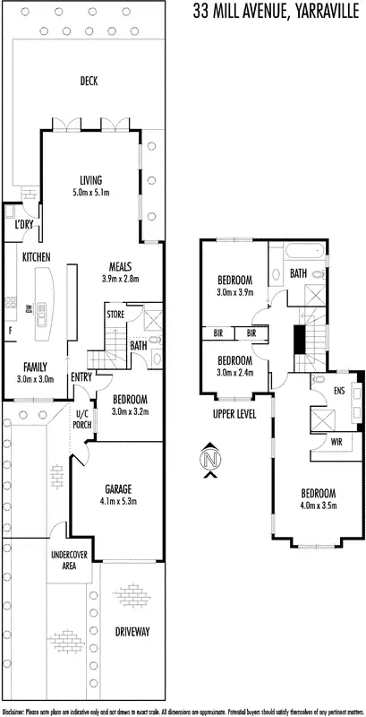 Floorplan of Homely house listing, 33 Mill Avenue, Yarraville VIC 3013