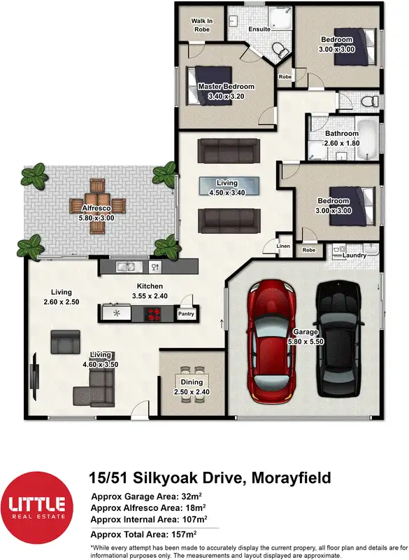 Floorplan of Homely house listing, 15/51 Silkyoak Drive, Morayfield QLD 4506